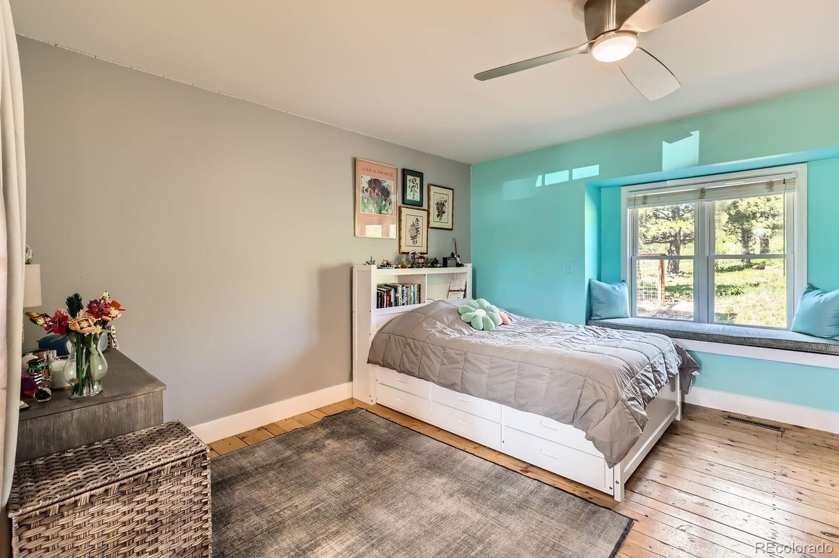 Bedroom, Interior, Wood Texture Flooring