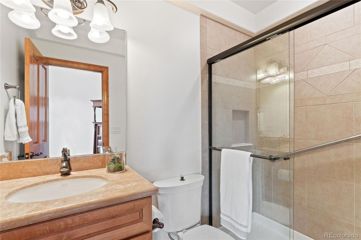 Bathroom, Glass Shower, Interior