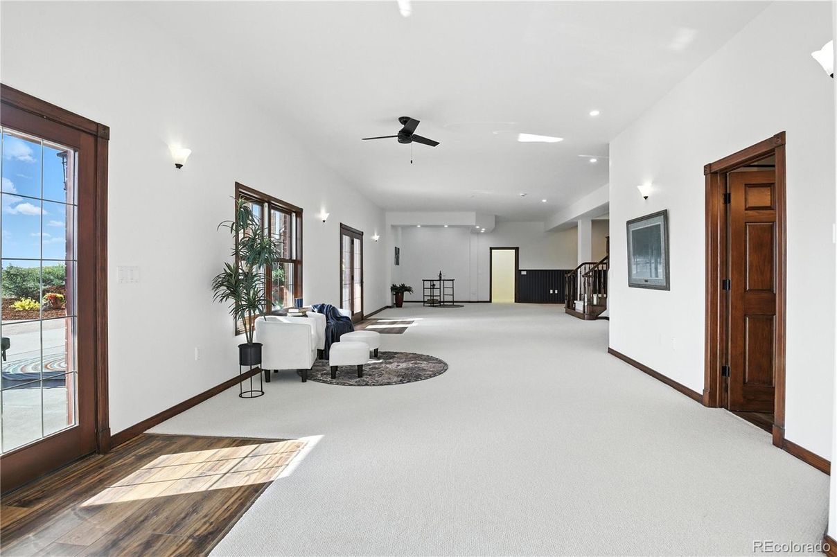 Interior, Living room, Recessed Lighting