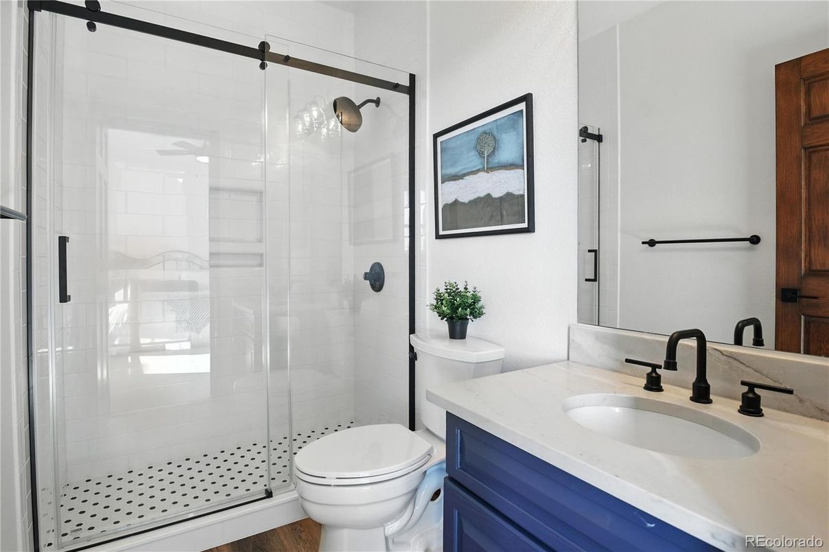 Bathroom, Glass Shower, Interior