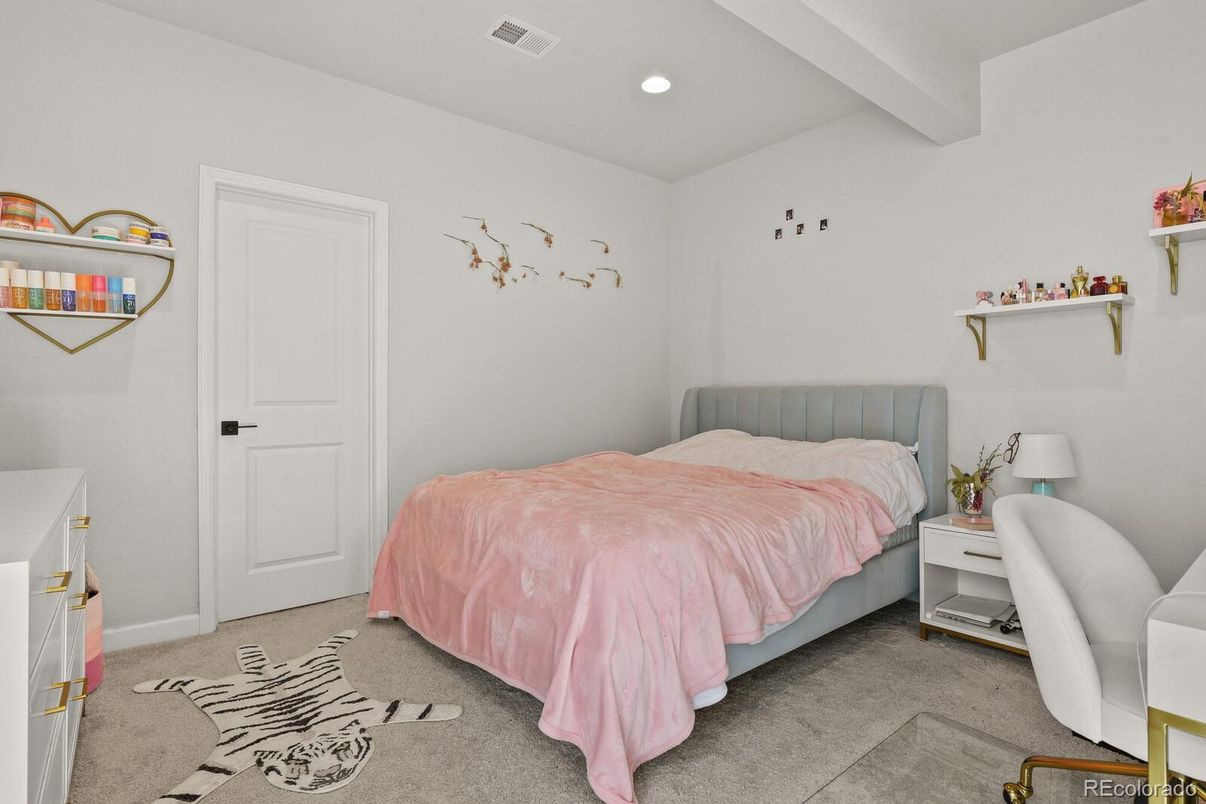 Bedroom, Interior, Recessed Lighting