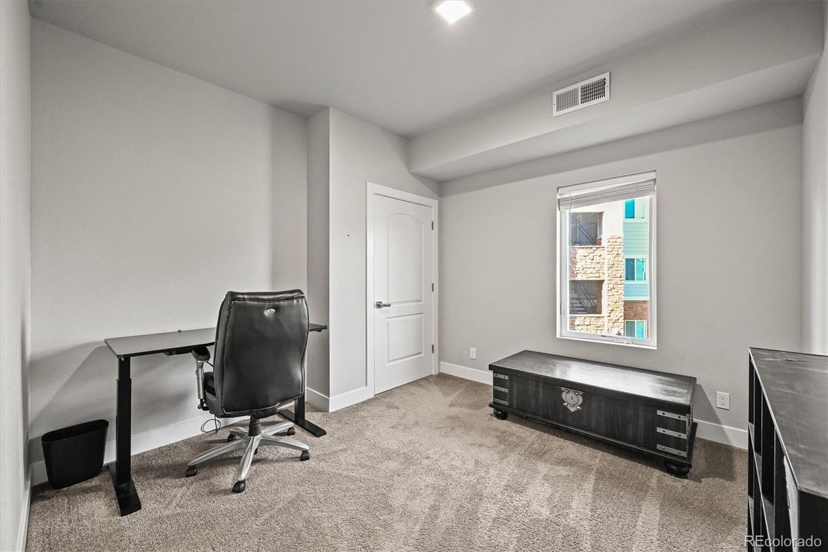 Home Office, Interior, Recessed Lighting