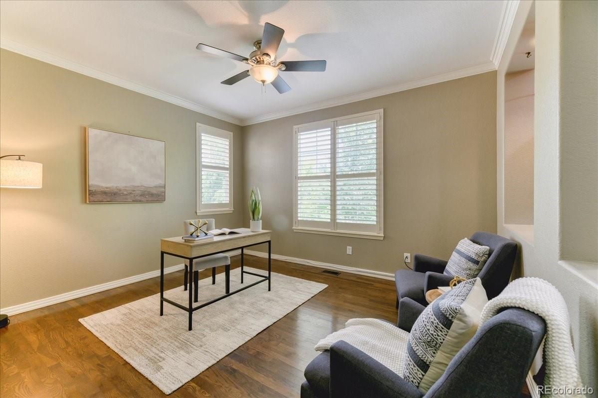 Home Office, Interior, Wood Texture Flooring