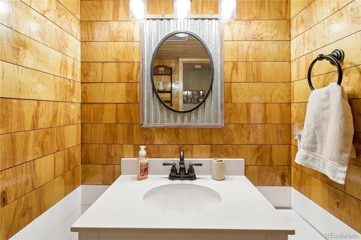 Bathroom, Interior, Wooden Walls