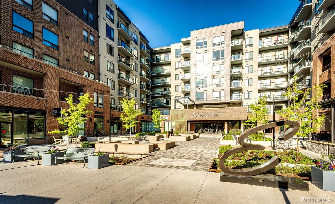 Exterior, Facade, Brick Facade, Condo Building