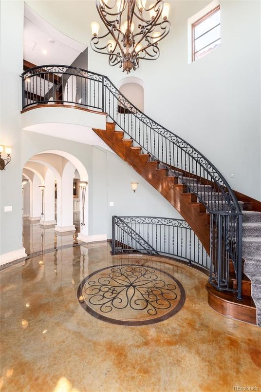 Chandelier, Interior, Recessed Lighting