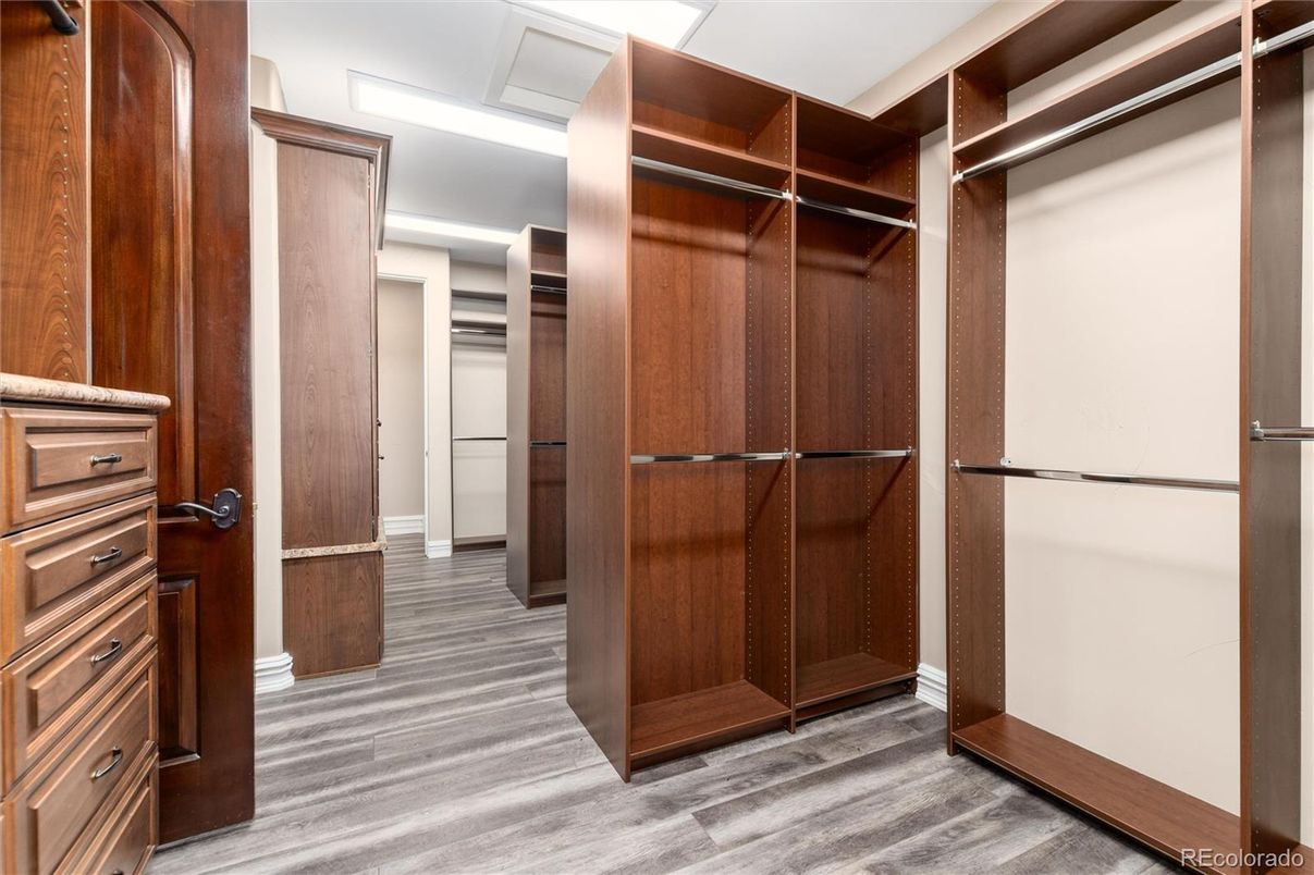 Interior, Walk-in Closets, Wood Texture Flooring