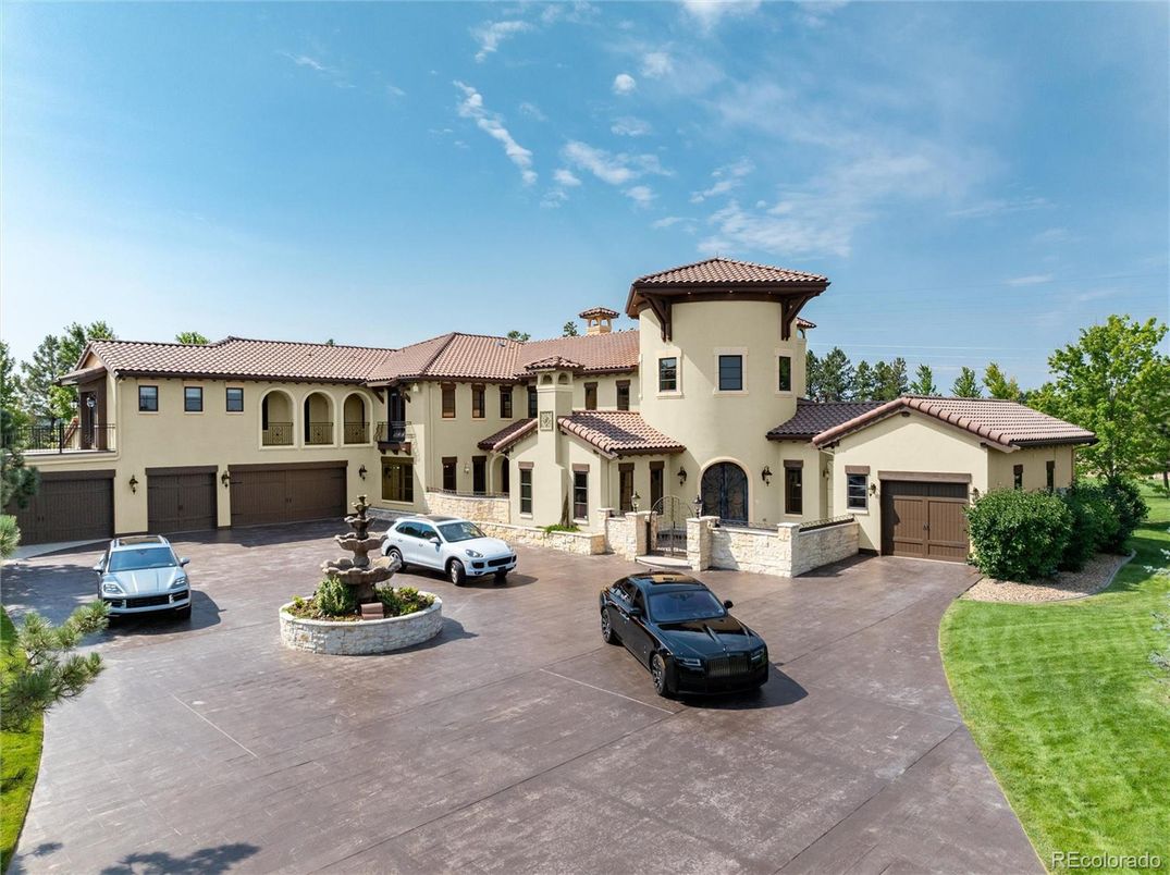 Attached, Backyard, Exterior, Facade, Mediterranean
