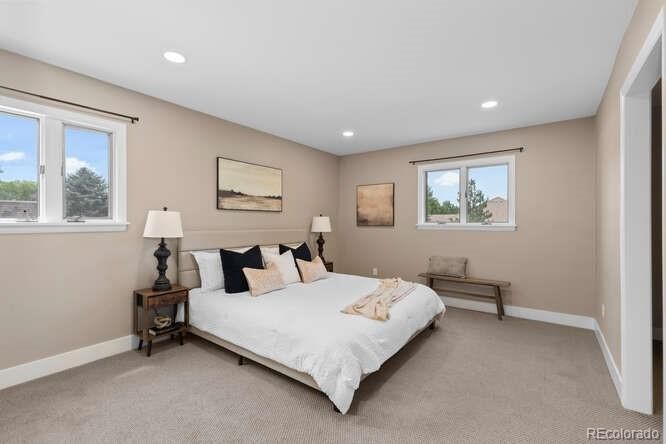 Bedroom, Interior, Recessed Lighting