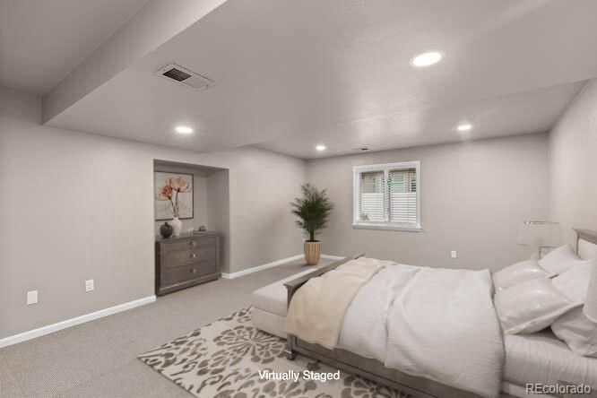 Bedroom, Interior, Recessed Lighting