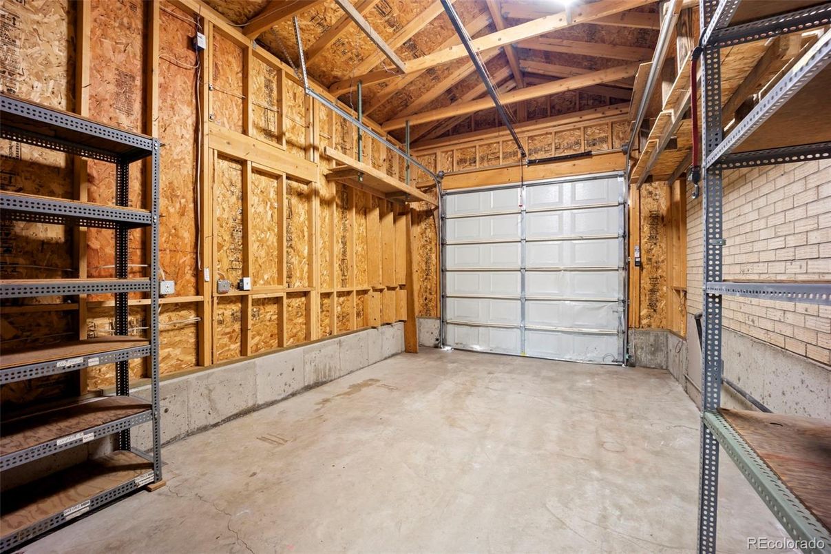 Garage, Interior, Wooden Beams, Wooden Ceilings, Wooden Walls