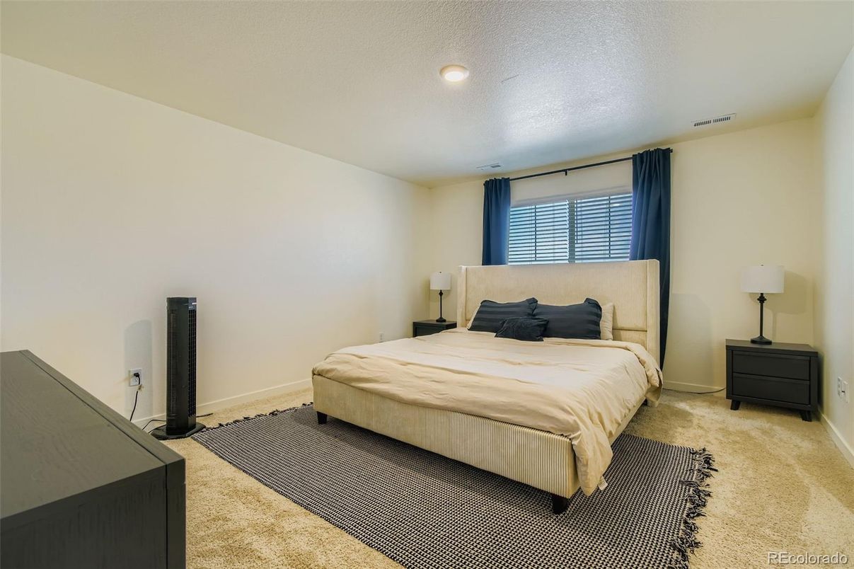 Bedroom, Interior, Recessed Lighting