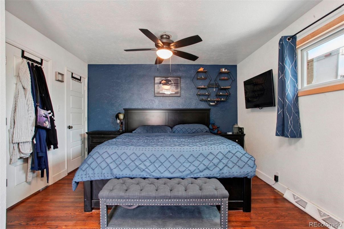 Bedroom, Interior, Wood Texture Flooring
