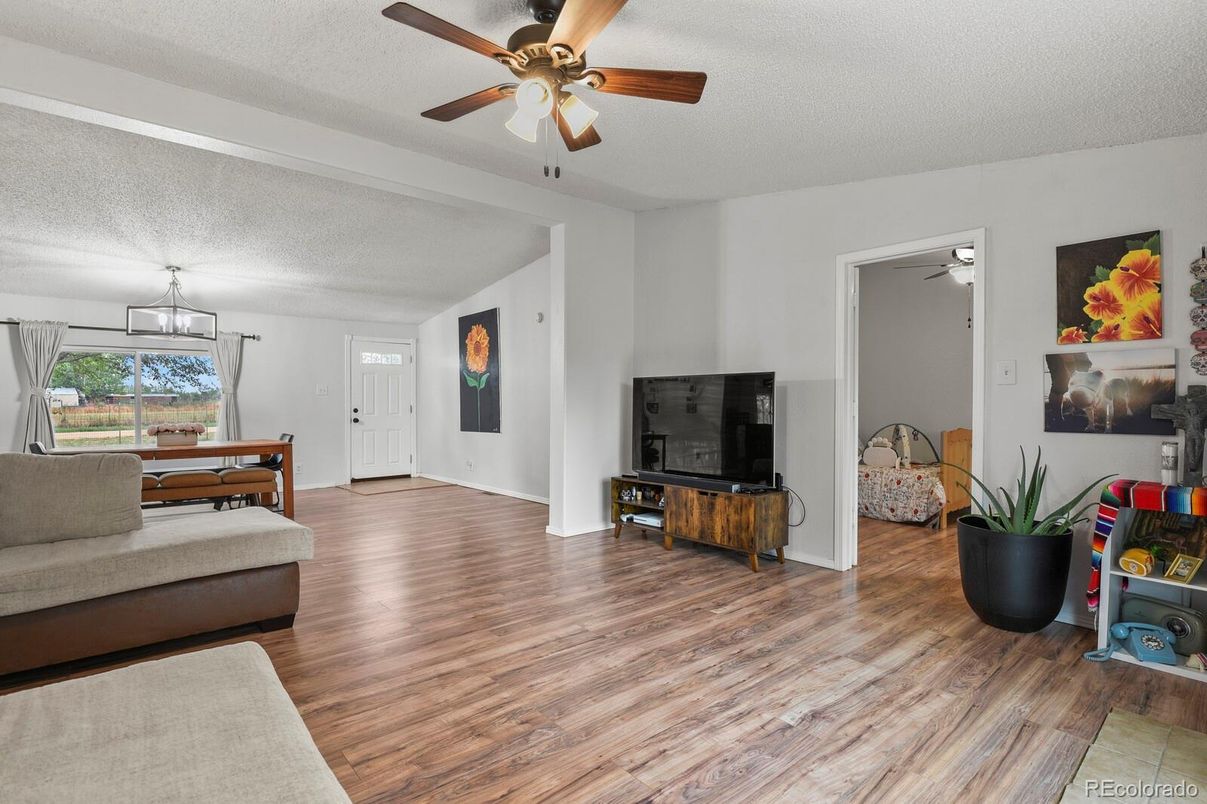 Dining room, Interior, Wood Texture Flooring
