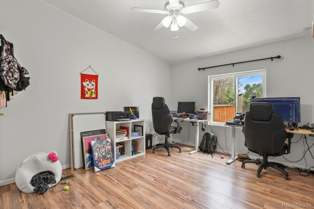 Home Office, Interior, Wood Texture Flooring