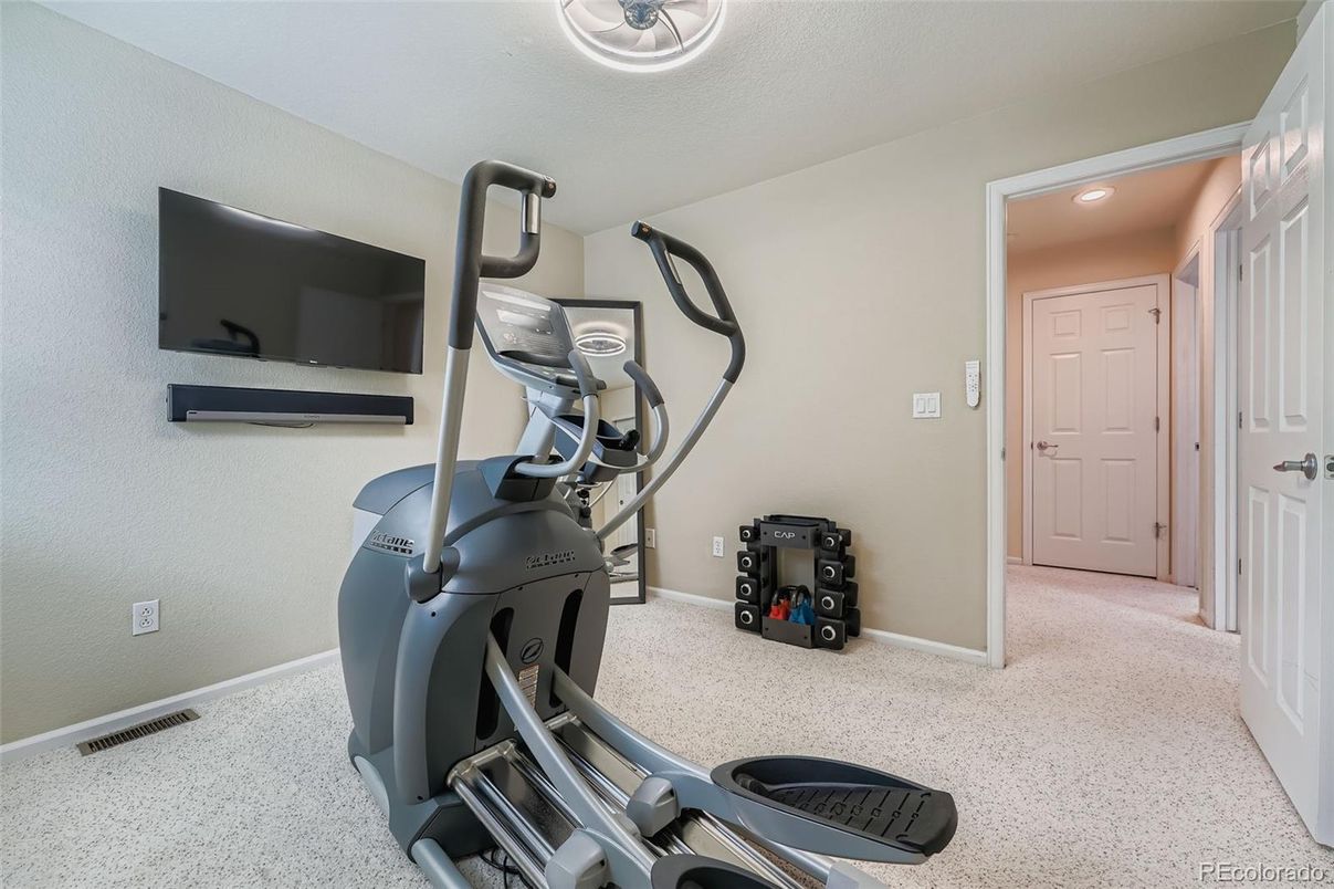 Fitness Equipment, Interior, Recessed Lighting