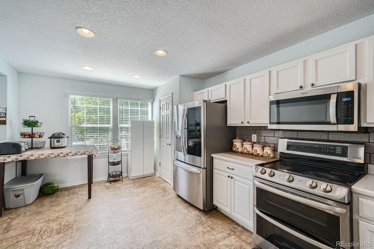 Interior, Kitchen, Recessed Lighting, Stainless Steel Appliances