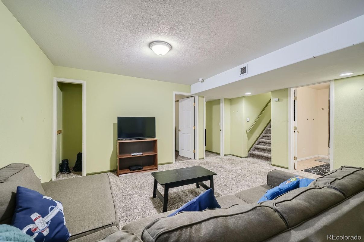 Interior, Living room, Recessed Lighting