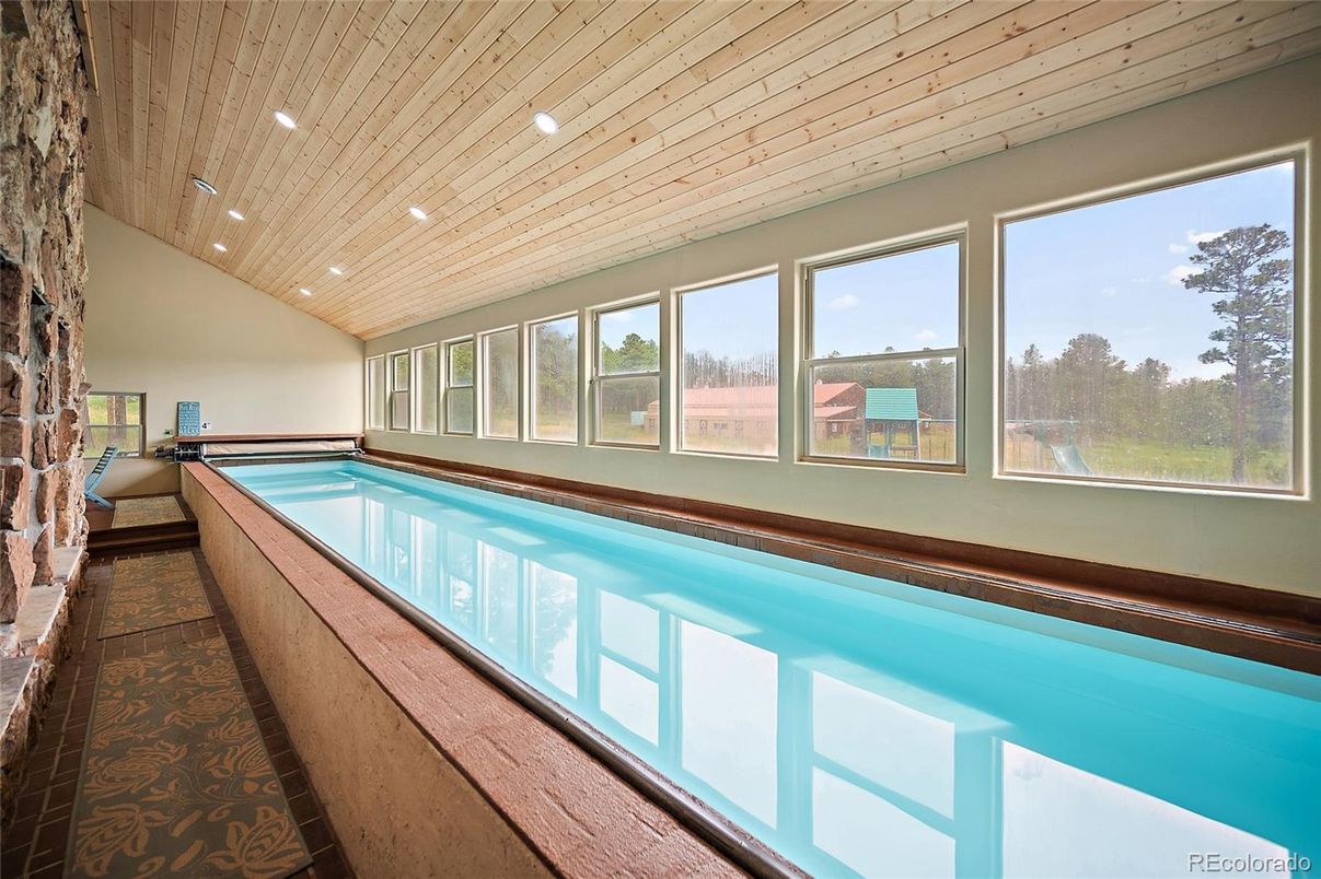 Billiard Table, Interior, Pool, Recessed Lighting, Wooden Ceilings