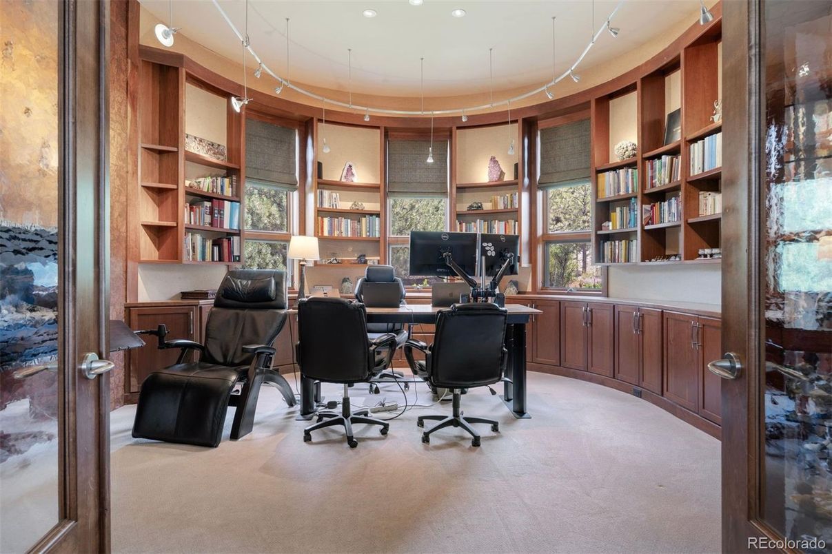 Home Office, Interior, Pendant Lights