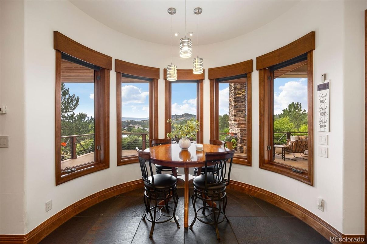 Dining room, Interior, Pendant Lights