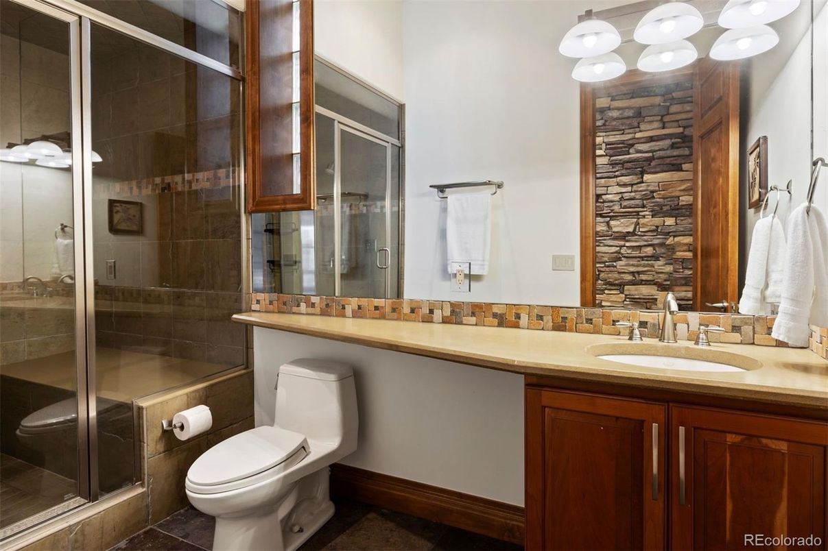 Bathroom, Glass Shower, Interior