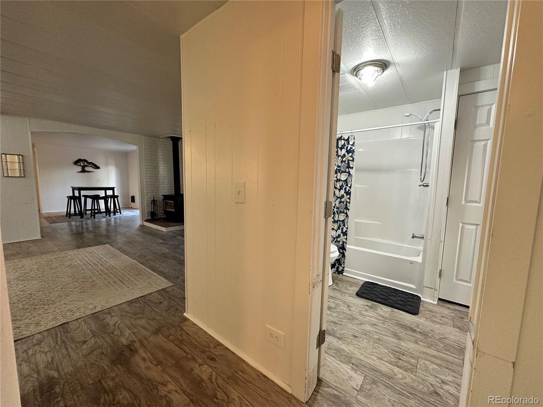 Dining room, Interior, Wood Texture Flooring