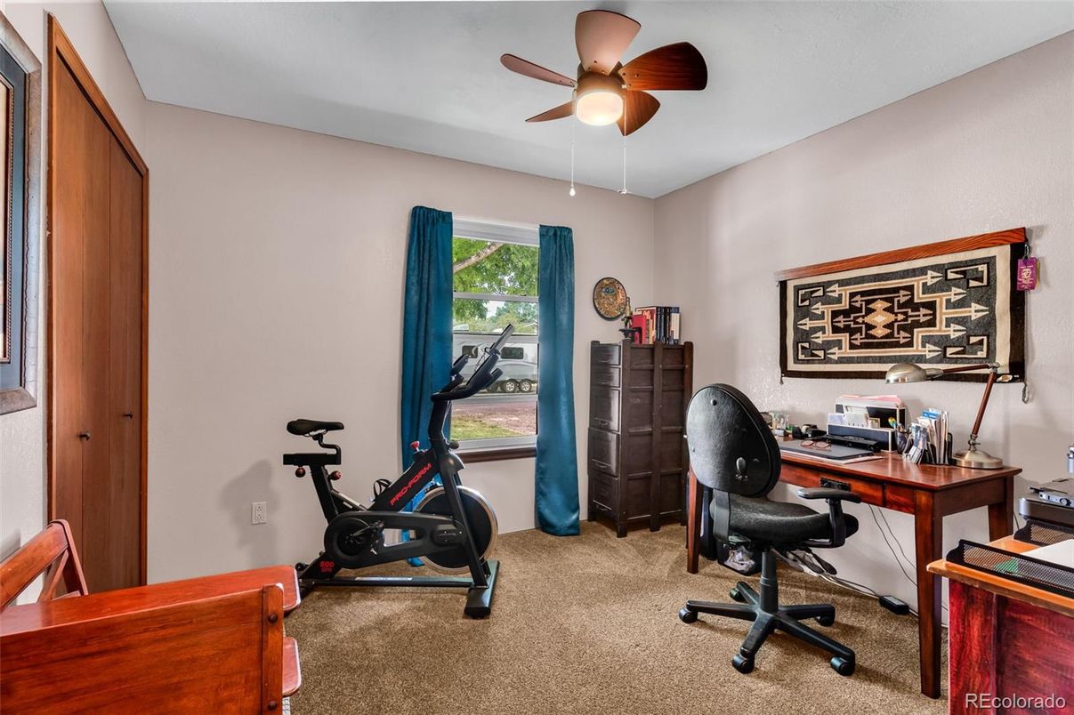 Fitness Equipment, Home Office, Interior
