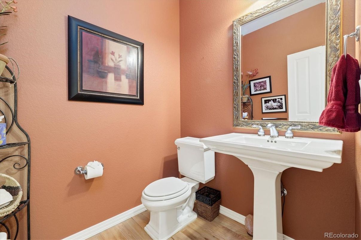 Bathroom, Interior, Wood Texture Flooring