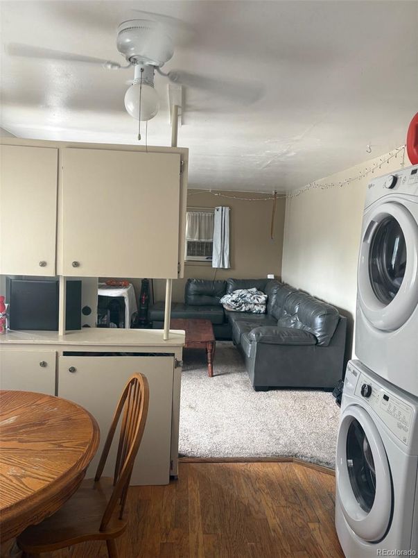 Interior, Living room, Washer, Wood Texture Flooring