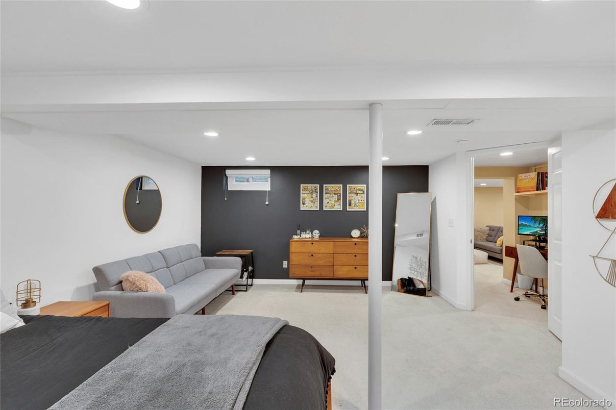 Interior, Living room, Recessed Lighting