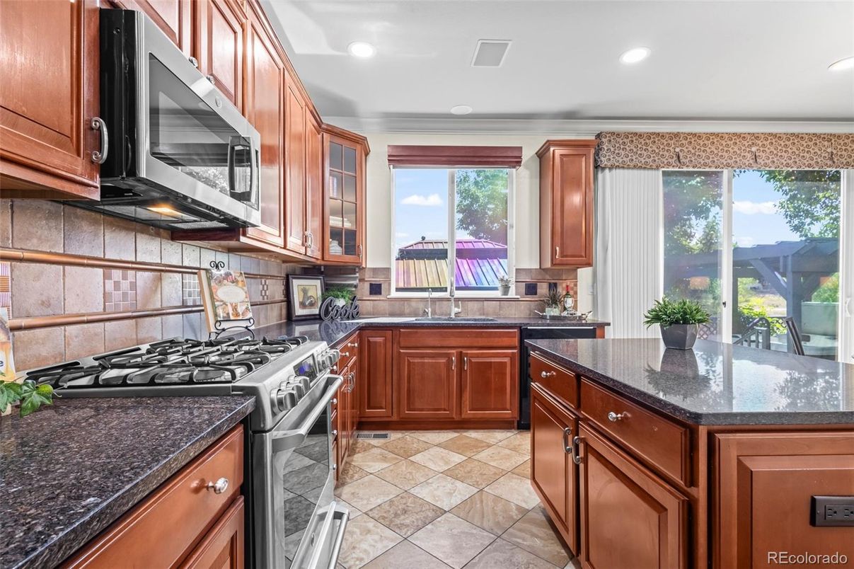 Interior, Kitchen, Recessed Lighting, Stainless Steel Appliances