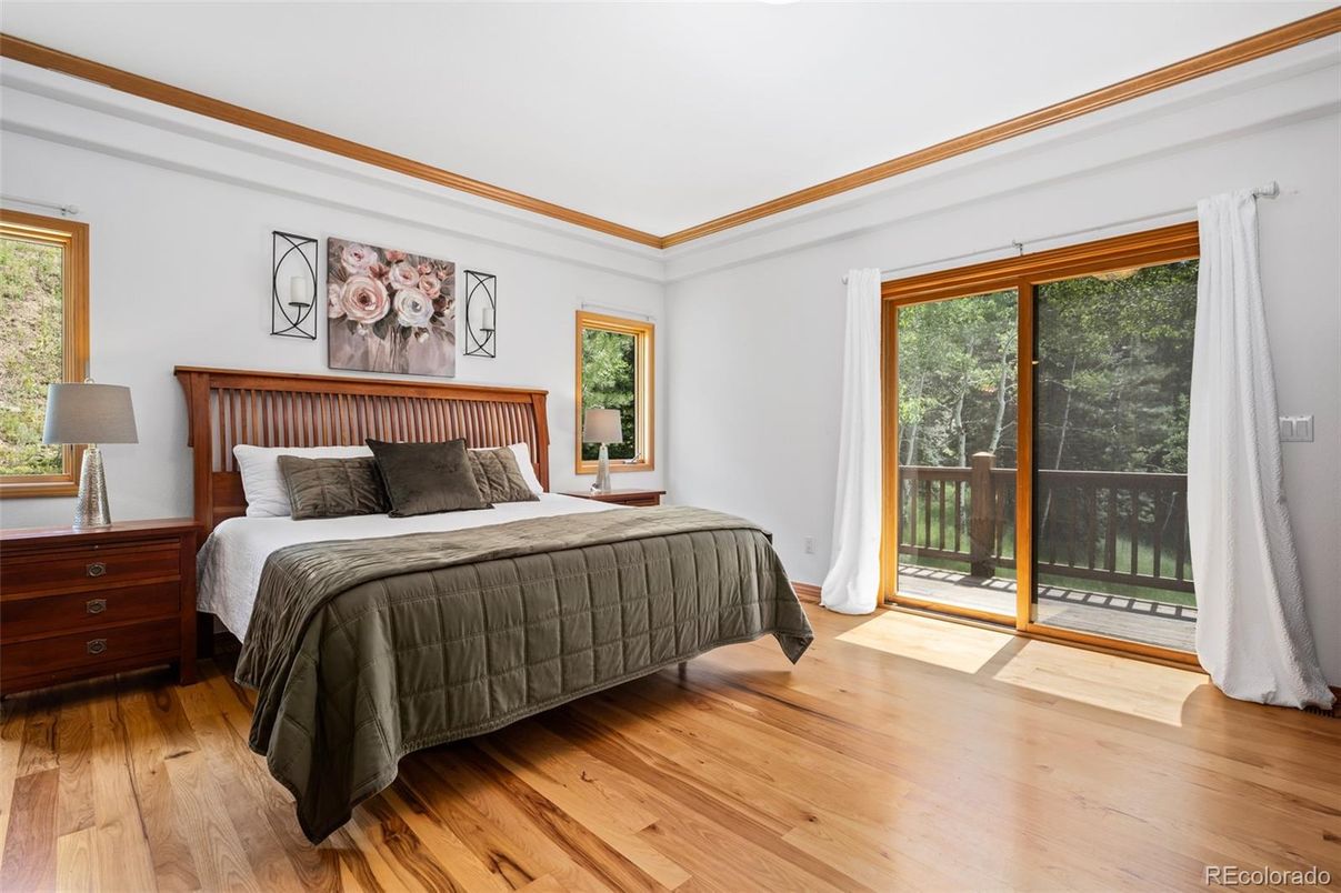 Bedroom, Interior, Wood Texture Flooring
