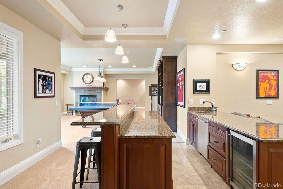 Fireplace, Interior, Pendant Lights, Recessed Lighting
