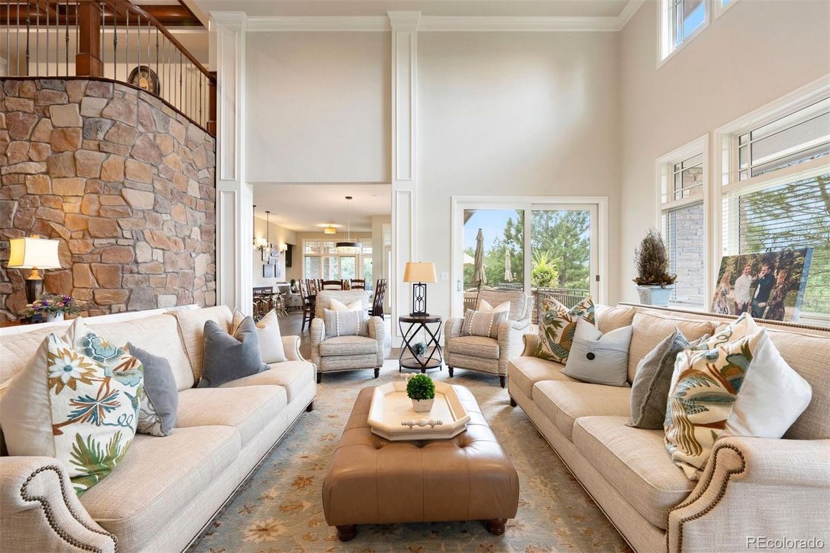Dining room, Interior, Living room, Stone Walls