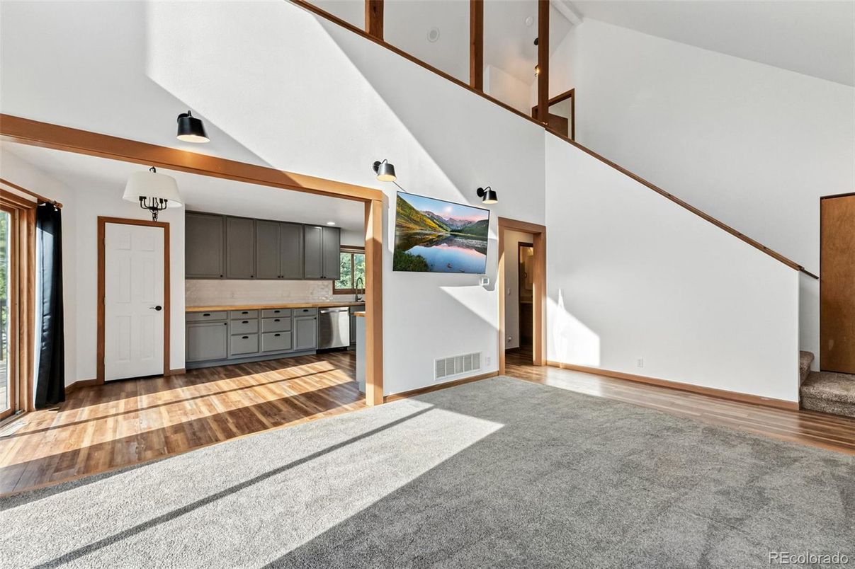 Interior, Kitchen, Wood Texture Flooring