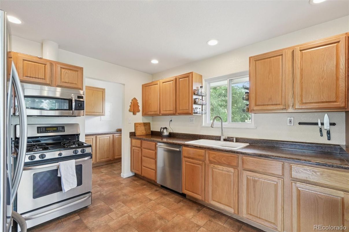 Interior, Kitchen, Recessed Lighting, Stainless Steel Appliances