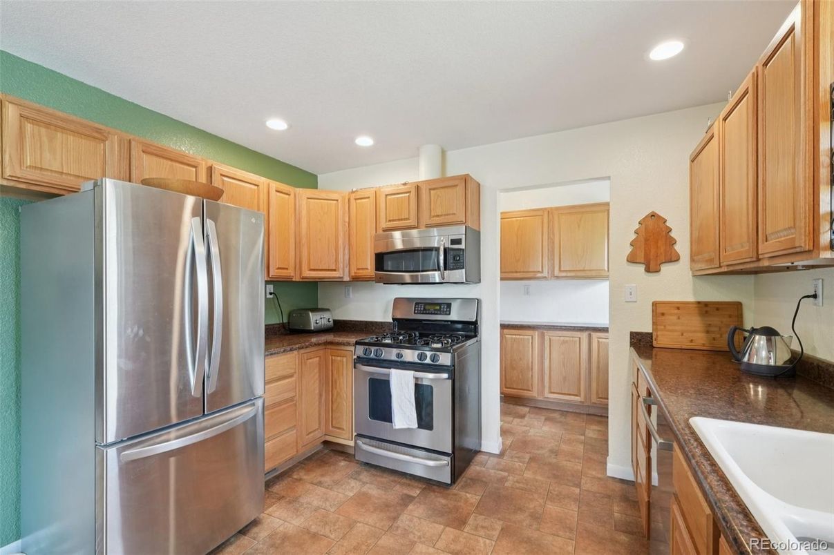 Interior, Kitchen, Recessed Lighting, Stainless Steel Appliances