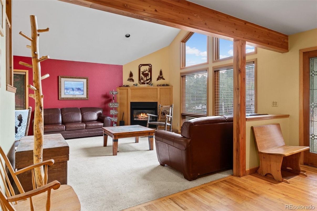 Fireplace, Interior, Living room, Wood Texture Flooring