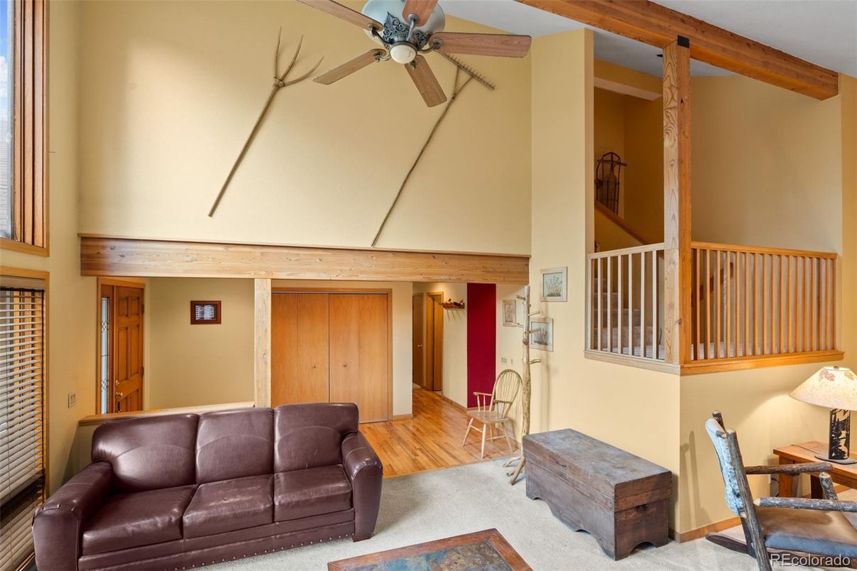 Interior, Wooden Beams, Wood Texture Flooring