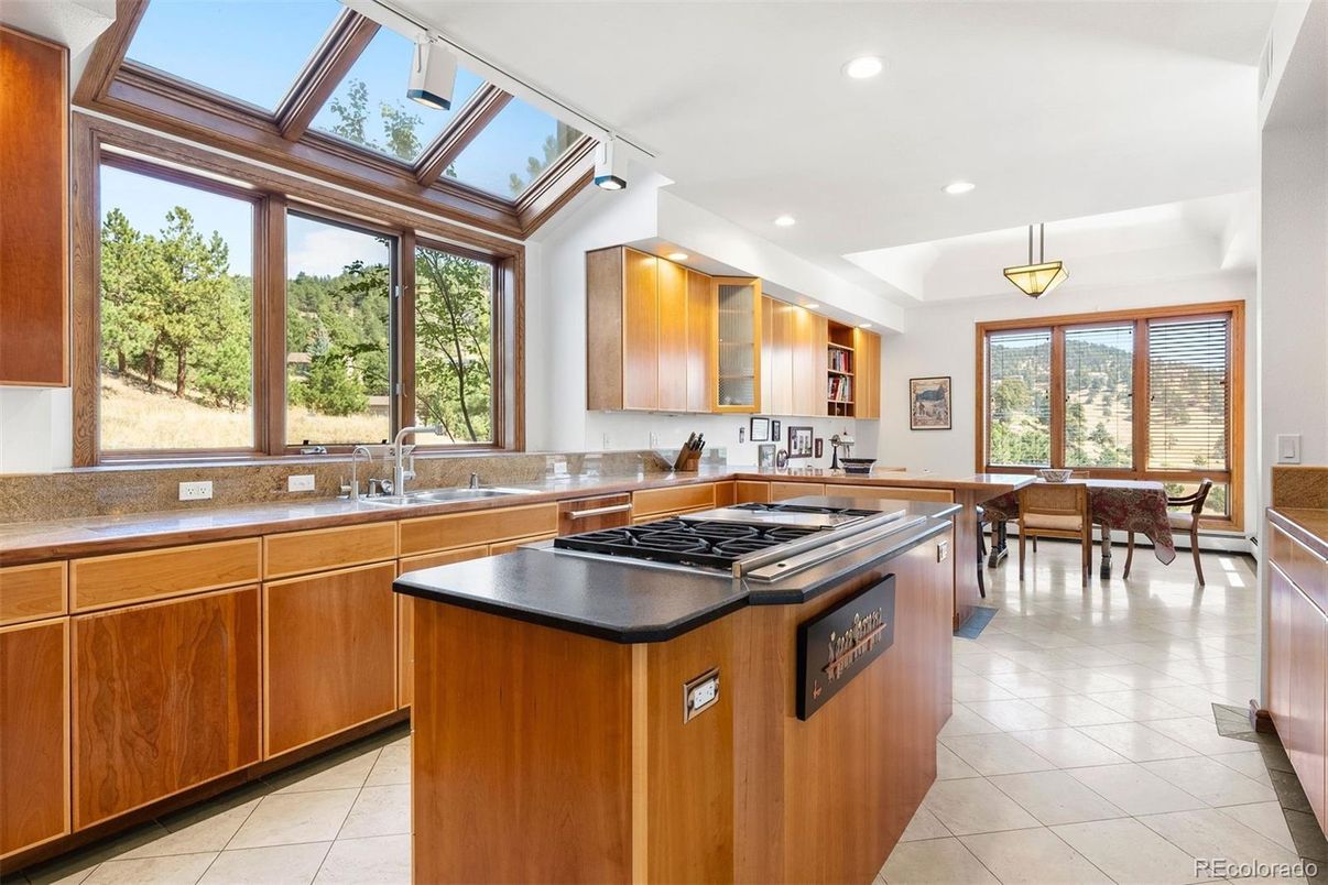 Dining room, Glass Ceilings, Interior, Kitchen, Pendant Lights, Recessed Lighting