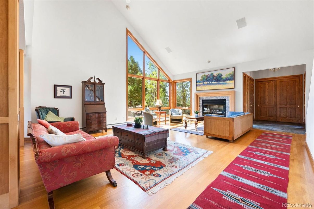 Fireplace, Interior, Living room, Wood Texture Flooring
