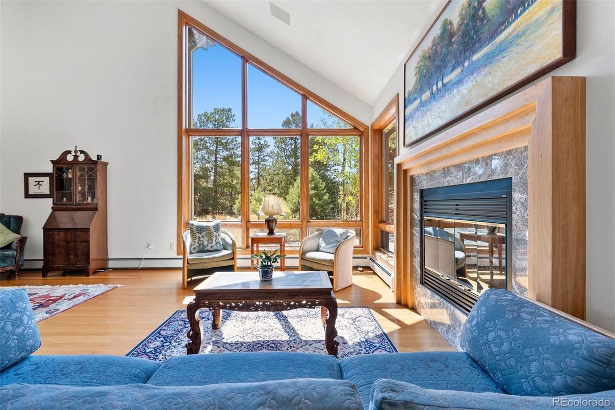 Interior, Living room, Sun Room, Wood Texture Flooring