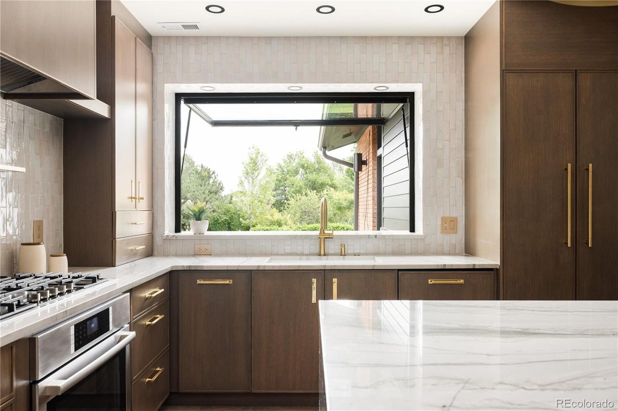 Interior, Kitchen, Recessed Lighting, Stainless Steel Appliances