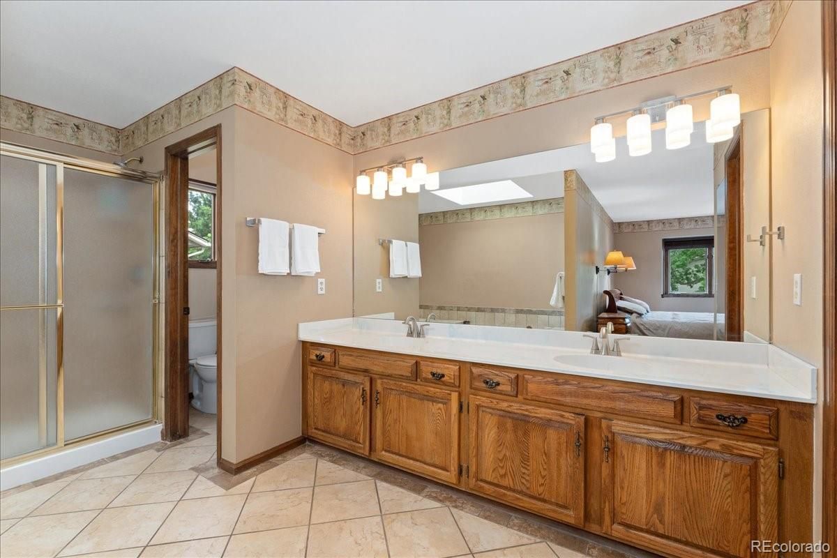Bathroom, Dual Sink Vanities, Glass Shower, Interior