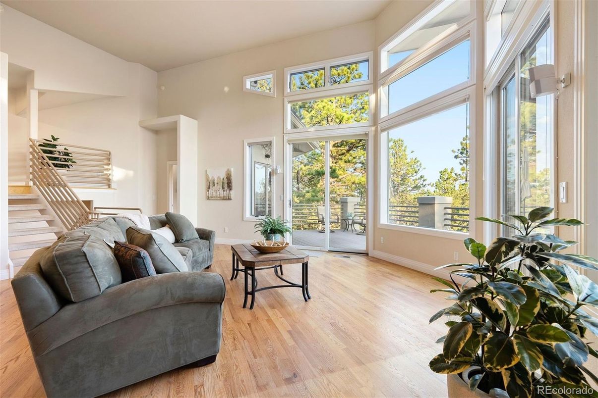 Interior, Living room, Sun Room, Wood Texture Flooring