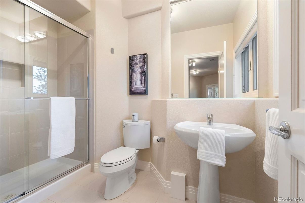 Bathroom, Glass Shower, Interior
