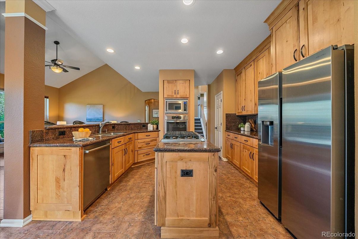 Interior, Kitchen, Recessed Lighting, Stainless Steel Appliances