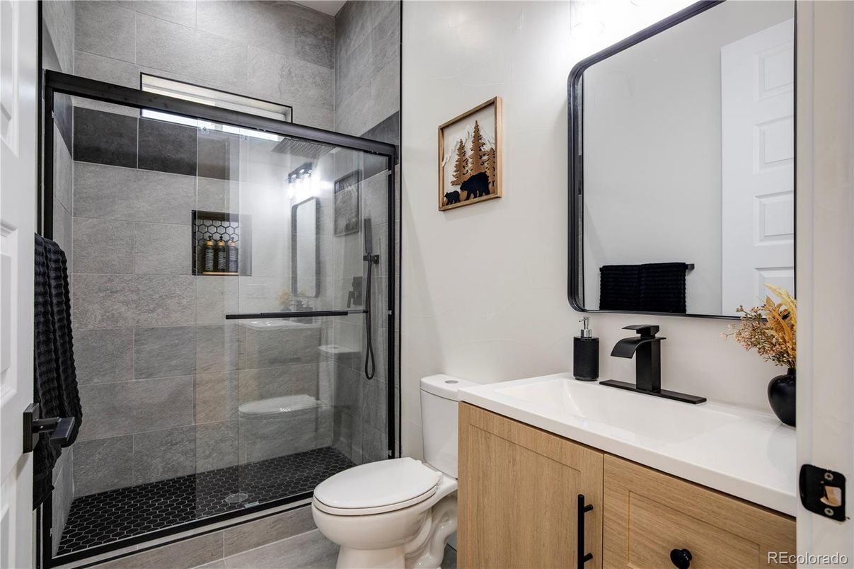 Bathroom, Glass Shower, Interior