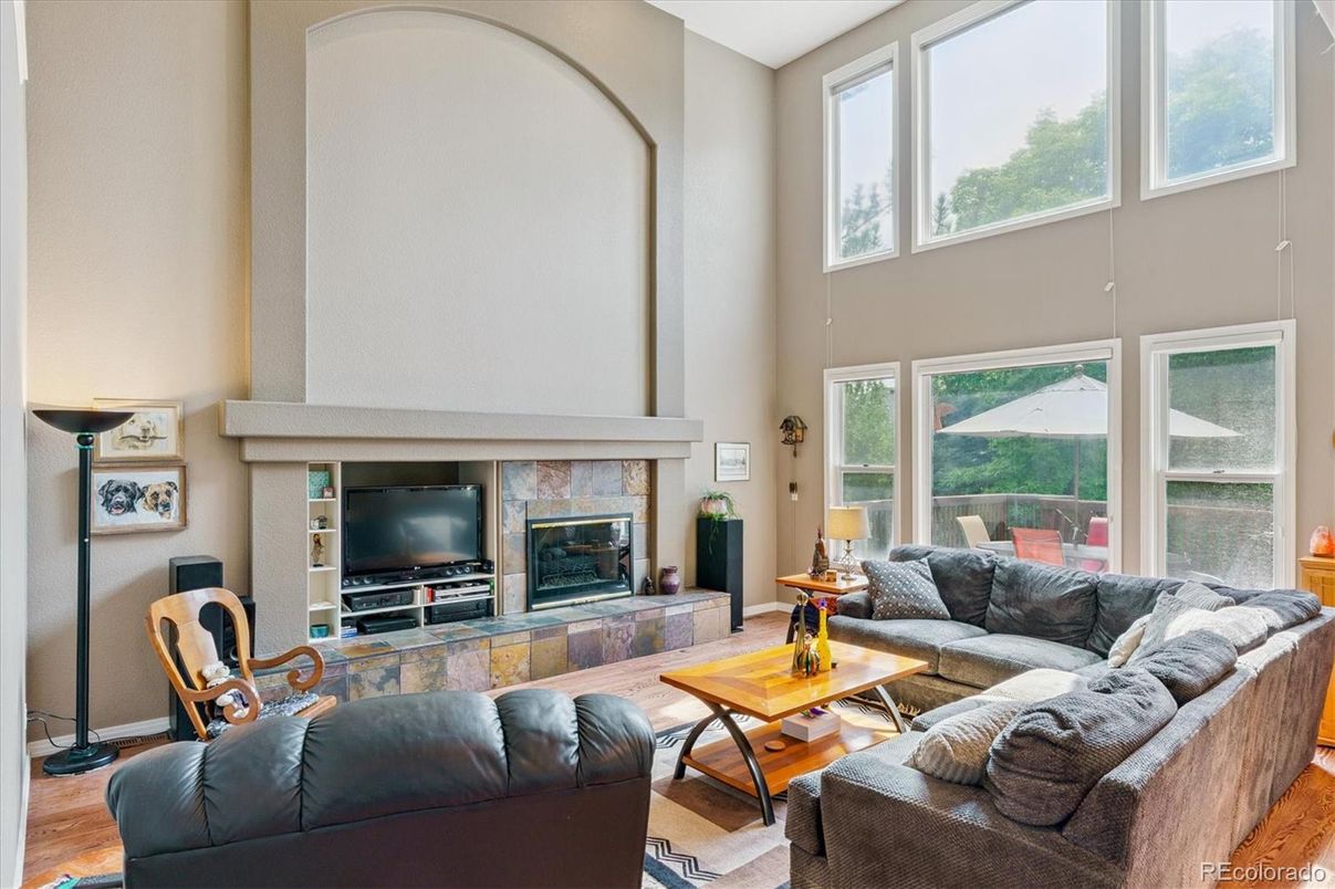Fireplace, Interior, Living room, Wood Texture Flooring